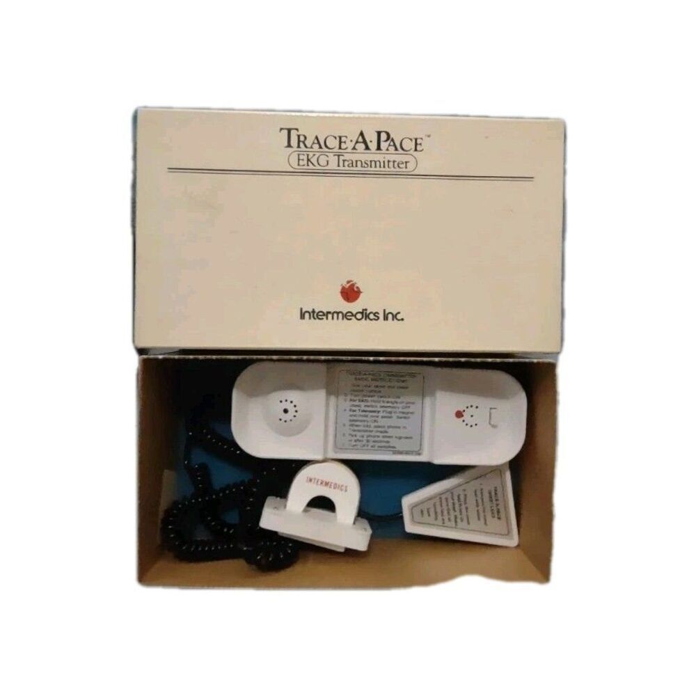 Vintage Trace A Pace EKG Transmitter U Use with A House Phone Intermedics INC